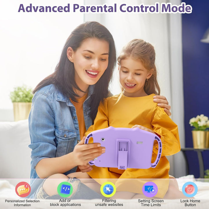 Kids Tablet für Kinder 7 Zoll Kinder Tablet Android mit WiFi 32GB ROM Dual Kamera Elterliche Kontrol