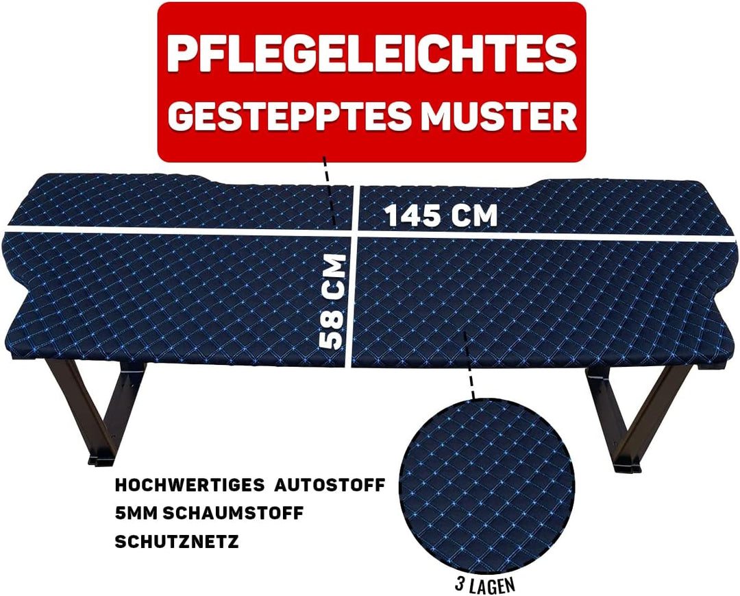 BREMER SITZBEZÜGE Multiflexboard kompatibel mit VW T5 T6 T6.1 Multivan Bettverlängerung Wohnmobilbet