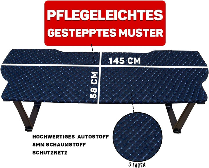 BREMER SITZBEZÜGE Multiflexboard kompatibel mit VW T5 T6 T6.1 Multivan Bettverlängerung Camper Schla