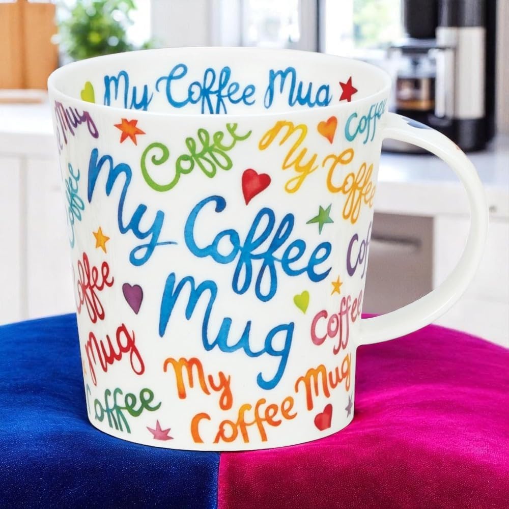 Dunoon My Coffee Becher Cairngorm aus Knochenporzellan, 0,48 l