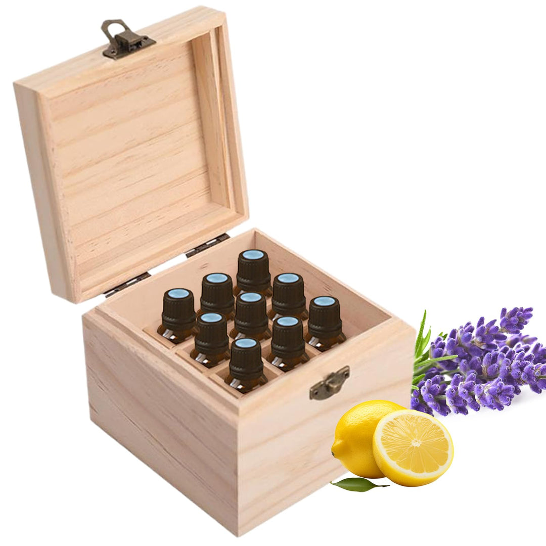 RoseFlower 16 Löcher Ätherisches Öl Aufbewahrungsbox Duftöle Display Ständer Behälter, Essential Oil