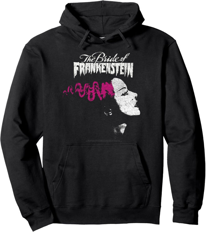 Universal Monsters The Bride of Frankenstein Retro Pullover Hoodie