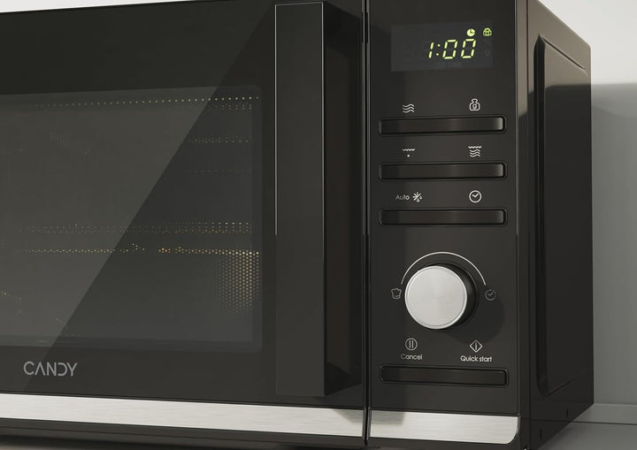 Candy CMGA20TNDB Mikrowelle / 700 Watt / Grill 1000 Watt / 20 Liter / Auftauen/Grilleinsatz/Expressk