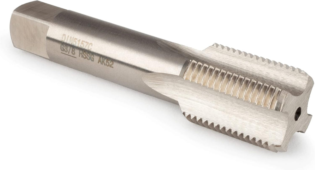 GSR EGB Gewindebohrer, Gewindeschneider Rohr HSS BSP G 3/8" Zoll, Rohrgewinde, Einschnittgewindebohr