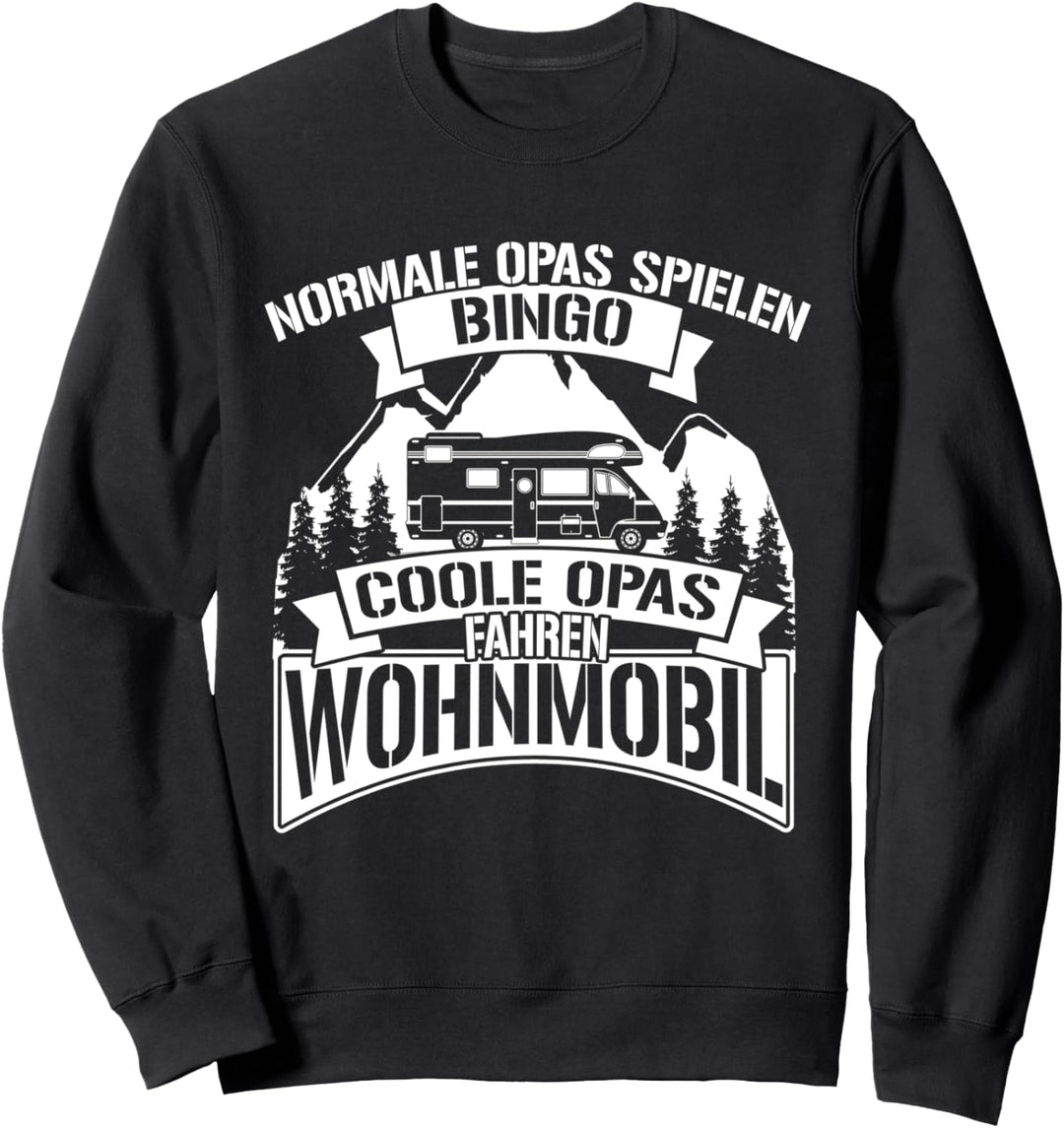 "Coole Opas fahren Wohnmobil" Geschenk Camper Opa Männer Sweatshirt