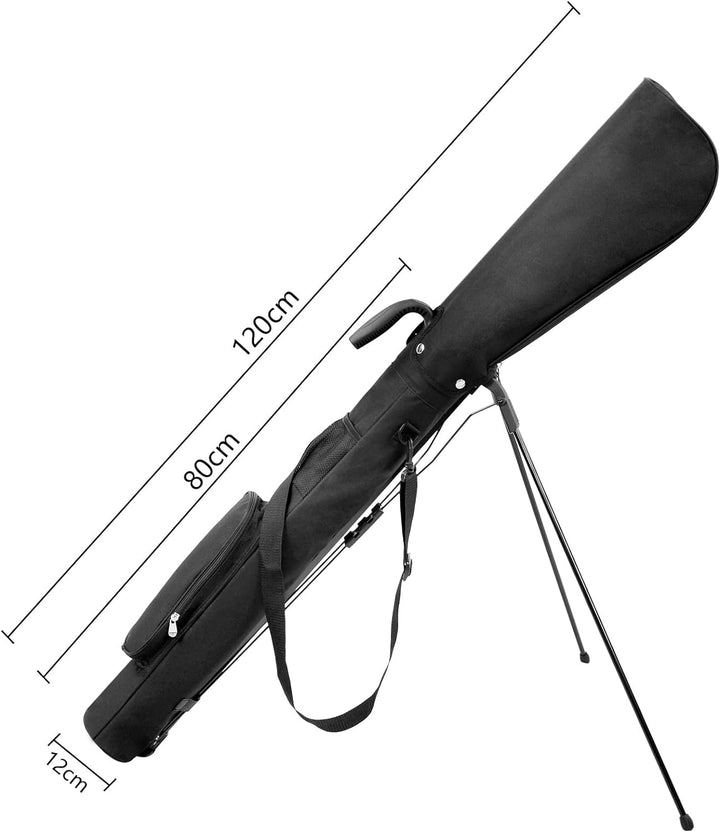 OUUTMEE 8-9 golftasche, Schlägerkoffer, Golf-Selbstständer, Schlägerkoffer und grosse Tasche, ultral