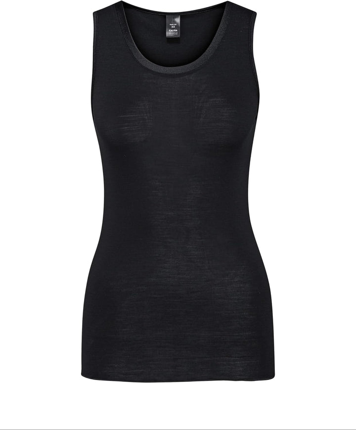 CALIDA True Confidence Tank-Top aus Wolle-Seide Damen, aus Merinowolle und Seide, wärmend, temperatu