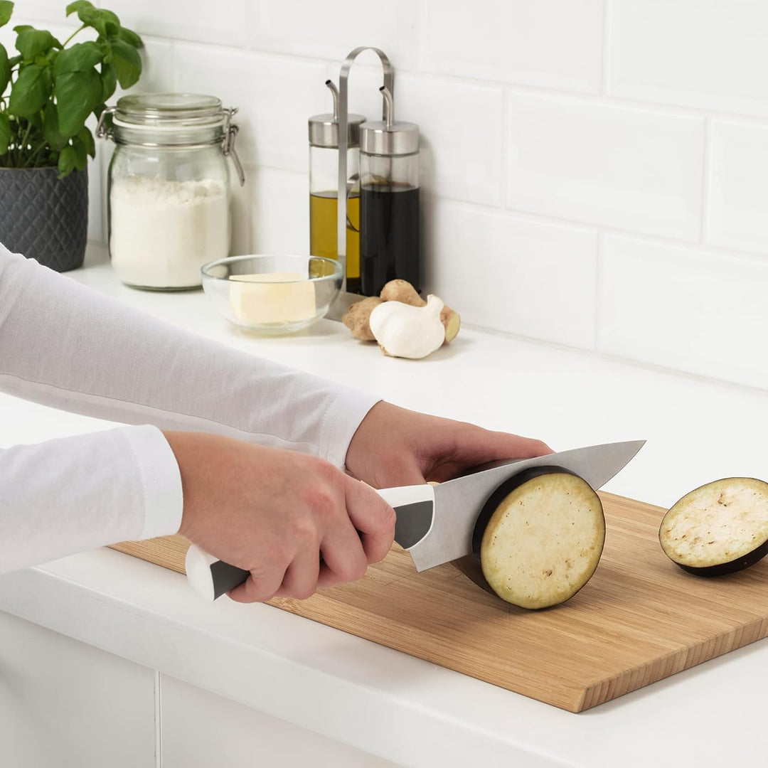 Ikea ÄNDLIG Messerset, 3-teilig, hellgrau/weiss