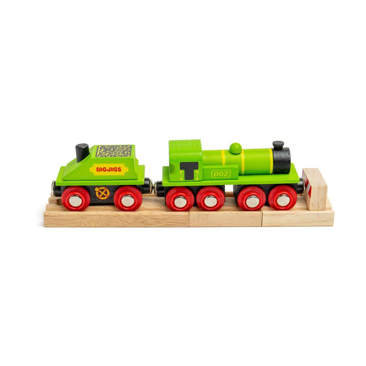 Bigjigs Rail Grosse grüne Lokomotive