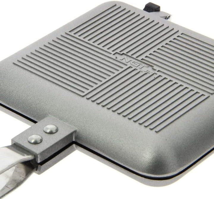 NGT Gun Metall Toastie Maker Bankside Toaster, Karpfenangeln, Kochen, Camping, Würstchen, Frühstück