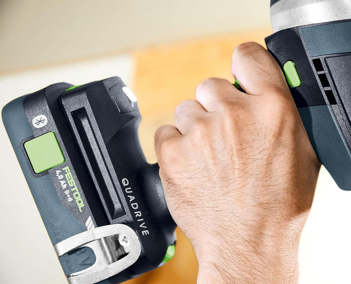 Festool Akku-Schlagbohrschrauber TPC 18/4 5,2/4,0 I-Set QUADRIVE (mit Akkupacks, Schnellladegerät, W