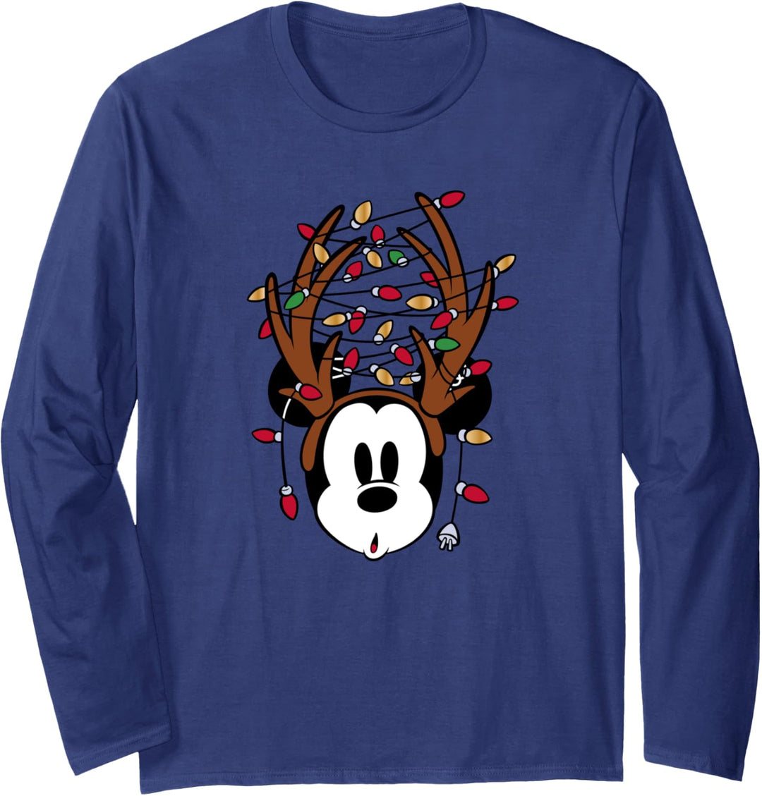 Disney Mickey Mouse Tangled Holiday Langarmshirt