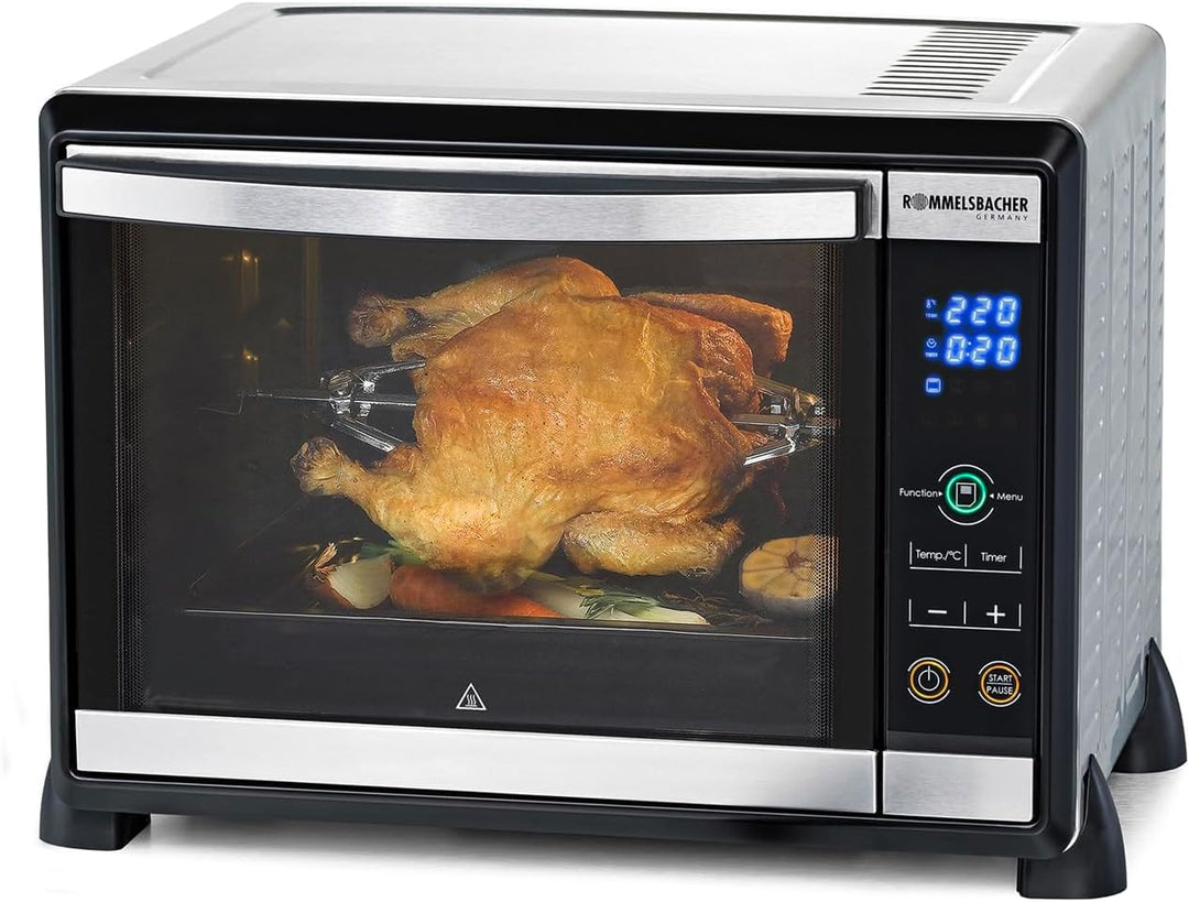 ROMMELSBACHER Elektronik Back & Grill Ofen BGE 1580/E - 30 Liter Backraum, elektronische Regelung vo