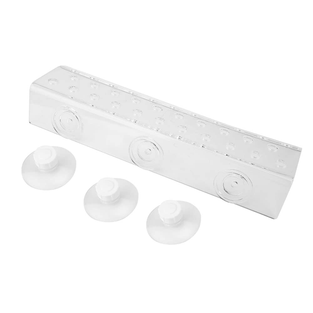 Aquarium Saugnapfhalter,Transparent Aquarium Korallenständer Ständer Korallen Frag Rack Acryl Korall