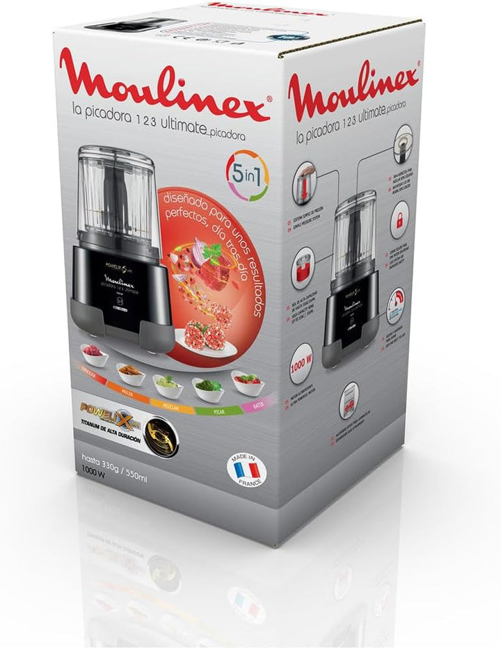 Moulinex Elektrischer Zerkleinerer Zerkleinerer Schwarz