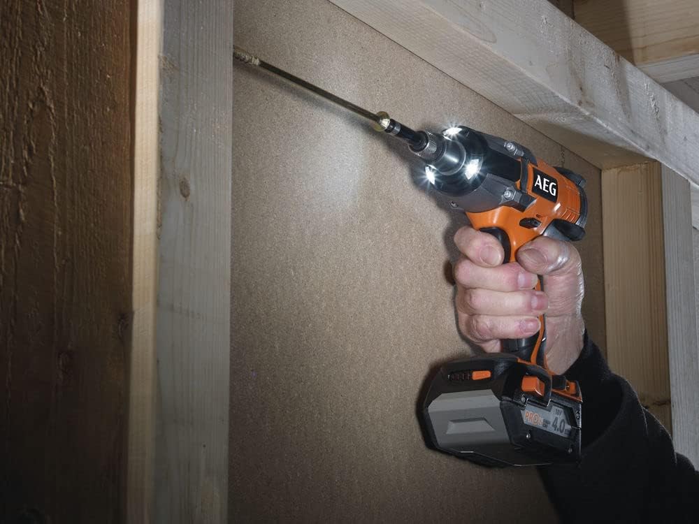 AEG 18 V PRO18V Akku-Schlagschrauber BSS18C12ZC-0 (max. Drehmoment 410 Nm, 1/2 Zoll Vierkant-Aufnahm