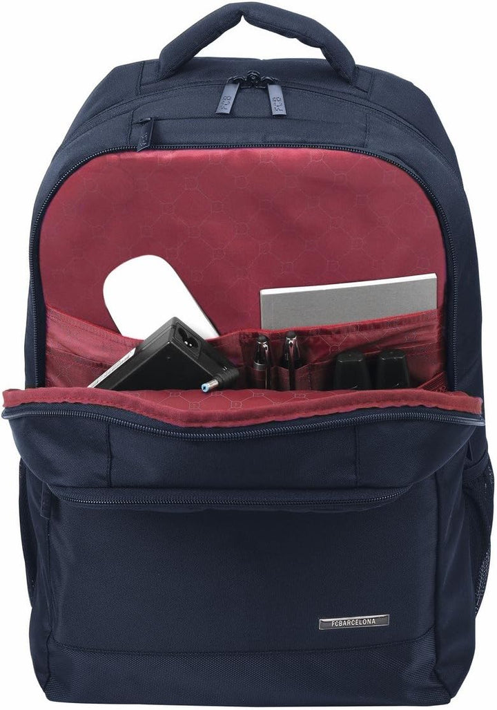 Premium Rucksack F.C. Barcelona Blue Premium - Offiziell - Multi-Taschen