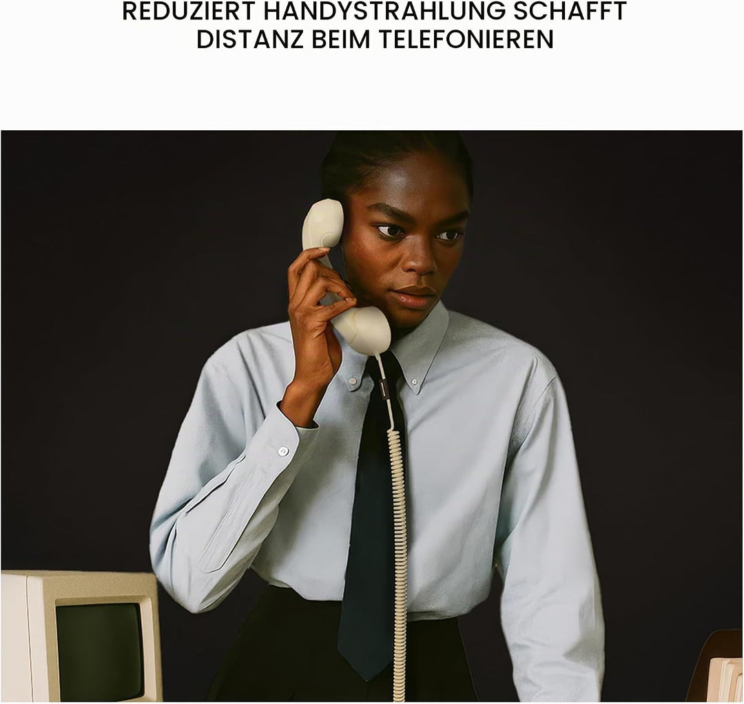 Native Union Pop Phone –Retro-Telefonhörer mit Mikrofon &amp; Lautsprecher, USB-C für iPhone, iPad, Lapt