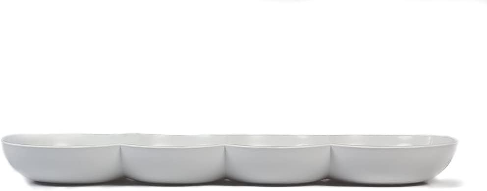 Tupperware Allegra Perle weiss/cremefarben mit Glitzer Servierschale Servierschalenquartett 38652