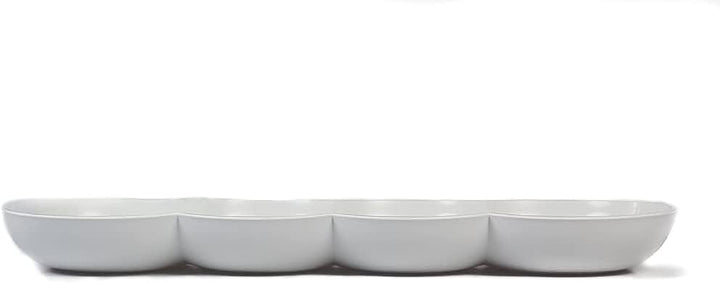 Tupperware Allegra Perle weiss/cremefarben mit Glitzer Servierschale Servierschalenquartett 38652