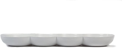 Tupperware Allegra Perle weiss/cremefarben mit Glitzer Servierschale Servierschalenquartett 38652