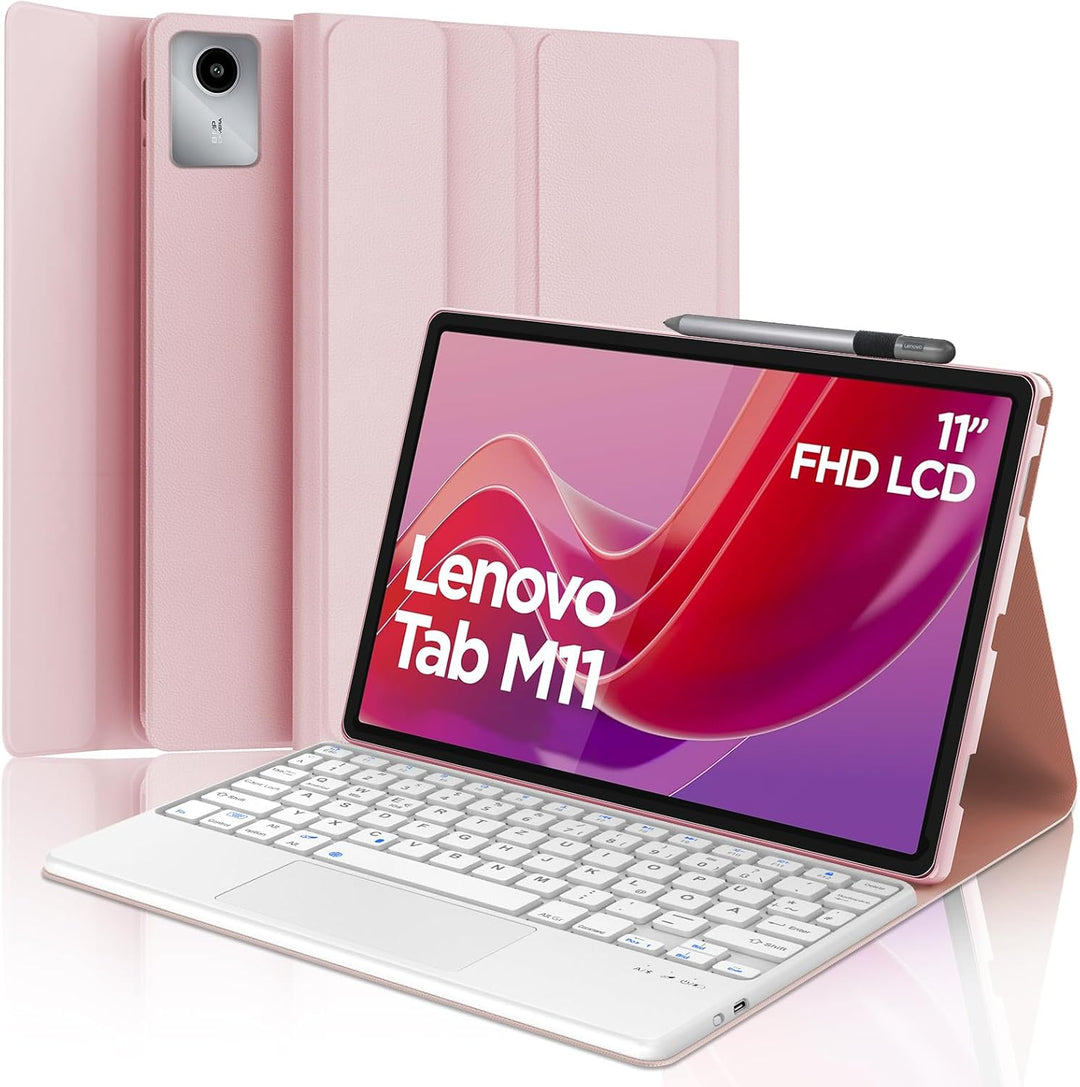 IVEOPPE Tastatur für Lenovo Tab M11, Hülle mit Tastatur für Lenovo M11 2024 11", Magnetische Kabello