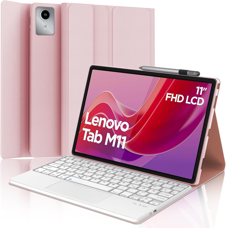 IVEOPPE Tastatur für Lenovo Tab M11, Hülle mit Tastatur für Lenovo M11 2024 11", Magnetische Kabello