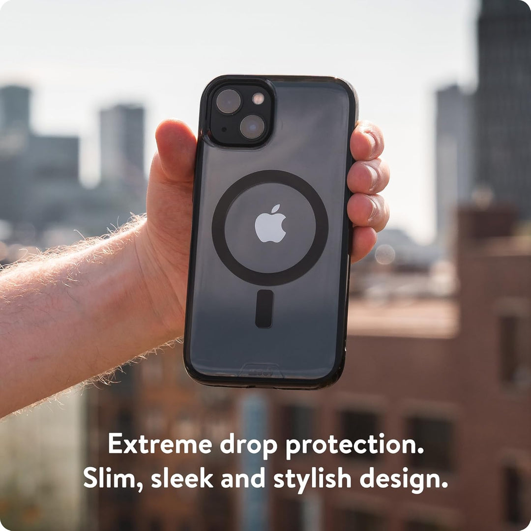 Mous Hülle für iPhone 15 MagSafe Kompatibel Case Durchsichtig - Clarity 2.0 - Handyhülle iPhone 15 C