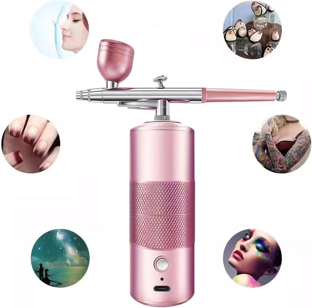 Nagel-Airbrush-Set, Airbrush-Maschine – schnurloses Farbsprühgerät für Modell-Haar-Dekoration, Hobby