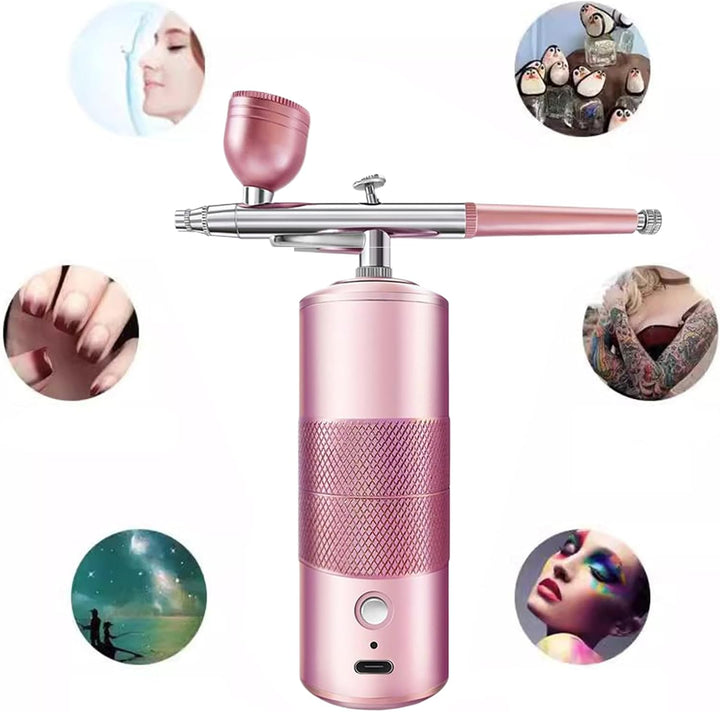 Nagel-Airbrush-Set, Airbrush-Maschine – schnurloses Farbsprühgerät für Modell-Haar-Dekoration, Hobby