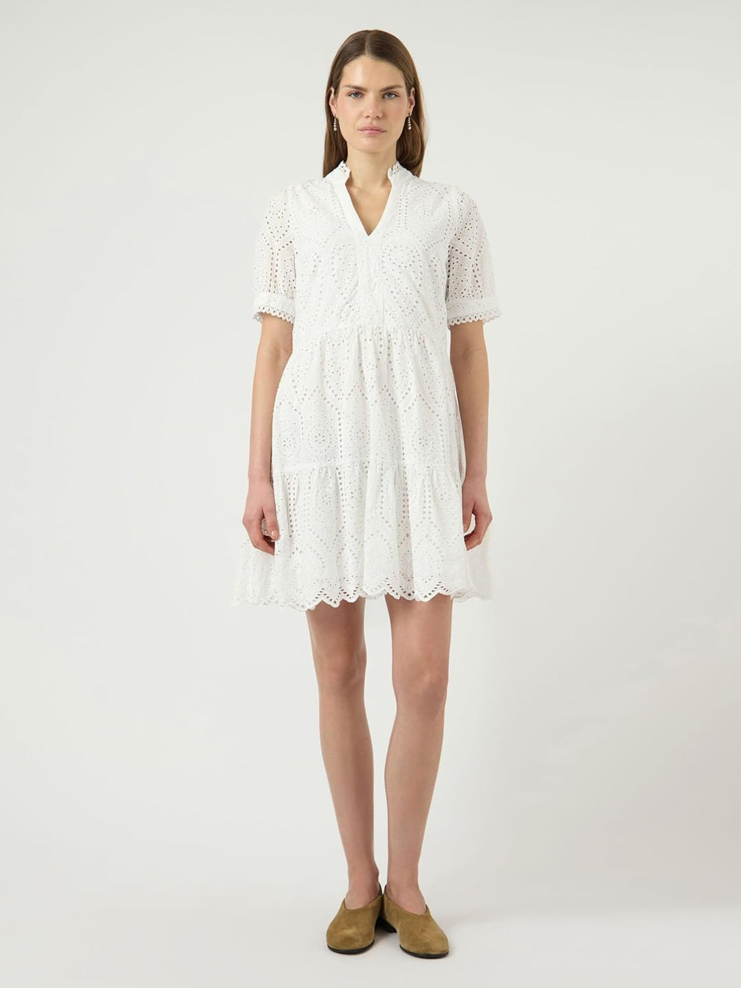 YAS Female Minikleid YASHOLI XS Star White, XS Star White