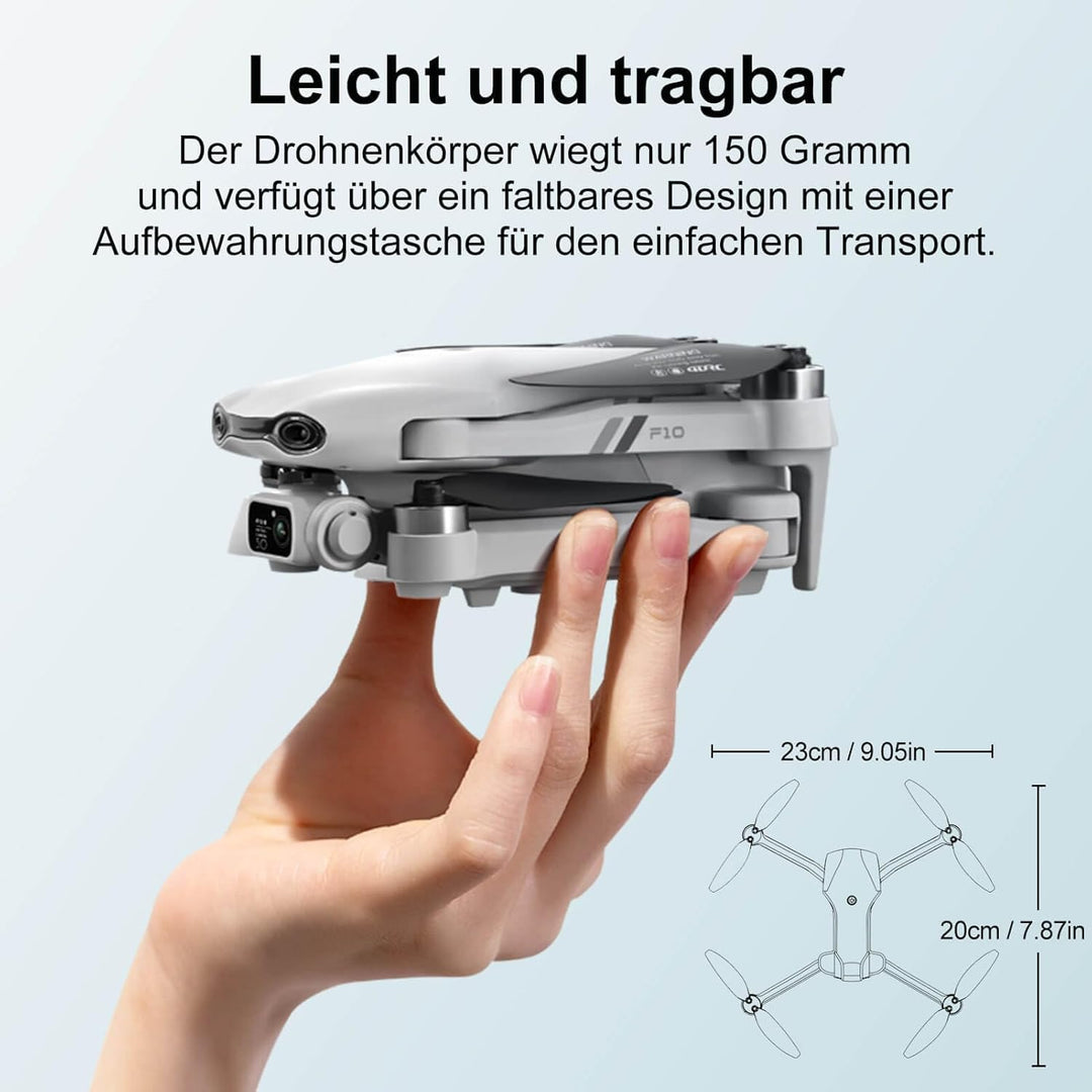 Jiakora Drohne mit Kamera für Kinder und Erwachsene, WiFi FPV Bürstenlosem Motor RC Drohne, Quadcopt