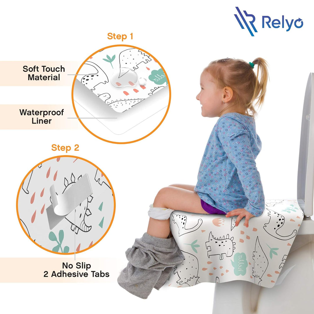 WC Sitzbezüge Einweg - 20er Pack - Wasserdicht, Ideal für Kinder und Erwachsene - Extra gross, einze