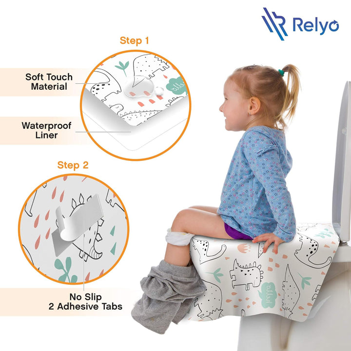 WC Sitzbezüge Einweg - 20er Pack - Wasserdicht, Ideal für Kinder und Erwachsene - Extra gross, einze