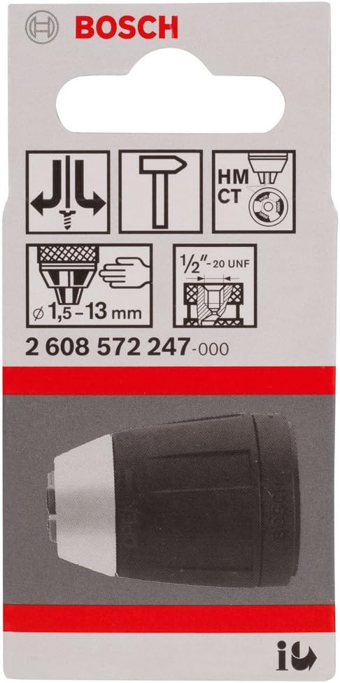 Bosch Professional Schnellspannbohrfutter (Zubehör für Schlagbohrschrauber und Bohrschrauber)