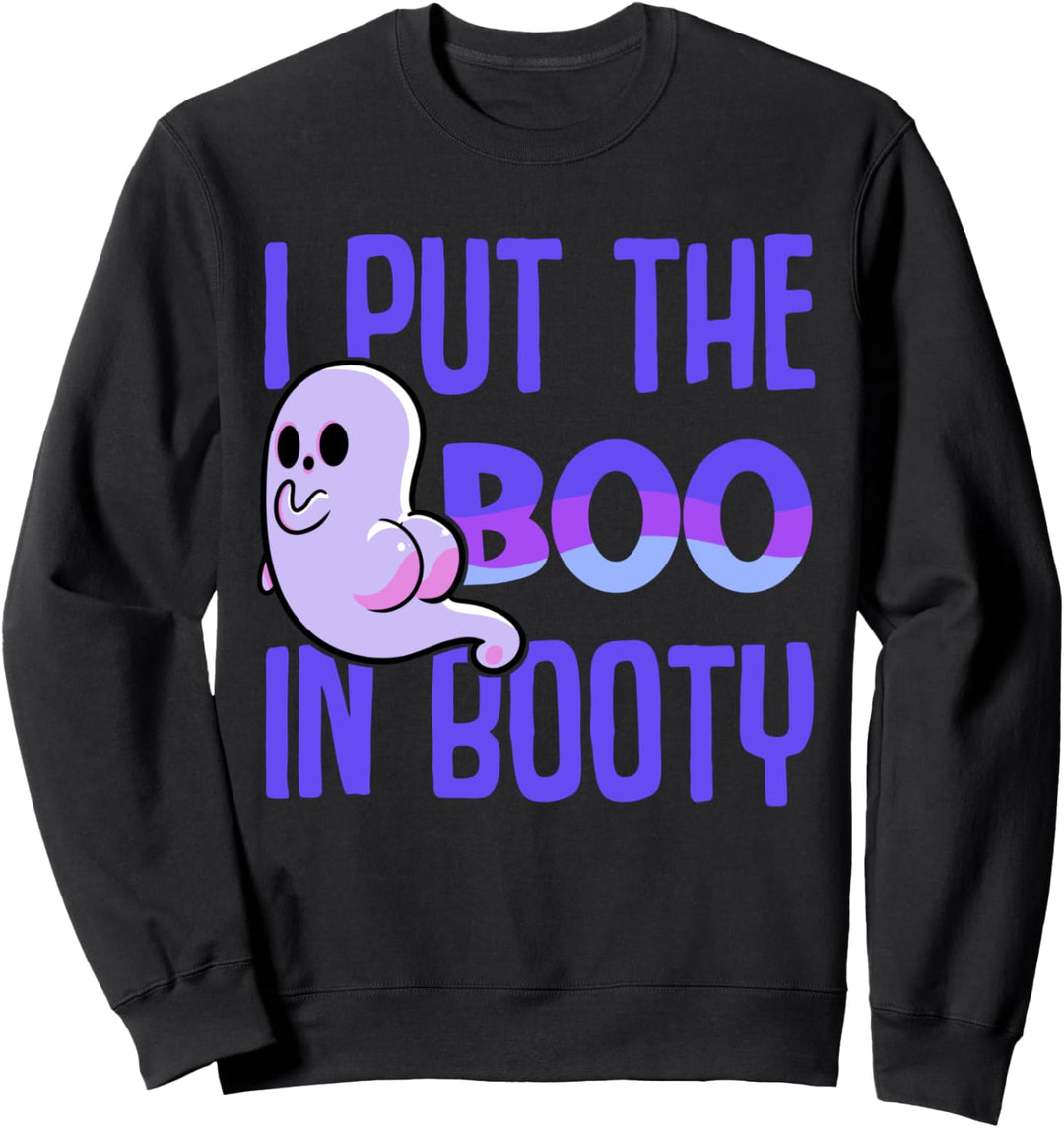 Spooky Geister Popo Po Geist Gespenst Halloween Party Kostüm Sweatshirt