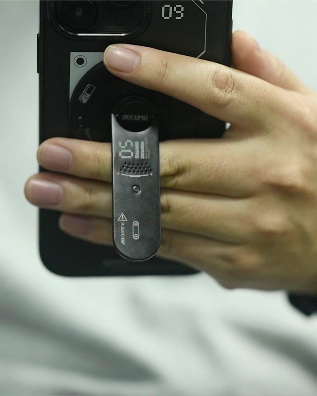 Aulumu G05 Magnetisch Phone Ständer Grip | Abnehmbarer, 360° Verstellbarer Handy-Kickstand mit Karto