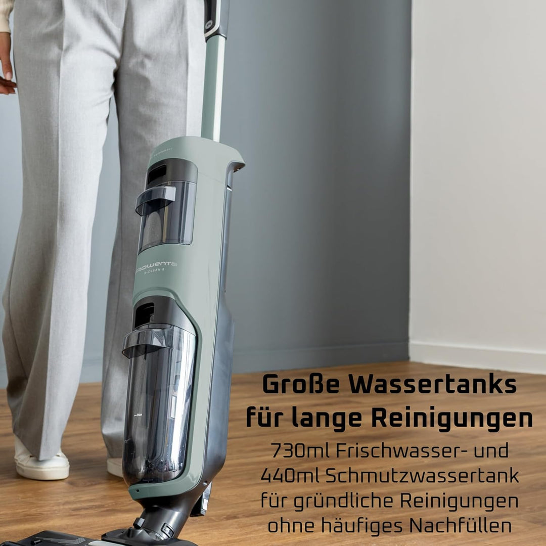 Rowenta X-Clean 2, 2-in-1 Nass-Trockensauger, ECO-/MAX-Modi für makellose Ergebnisse, 1,1 kg leicht,