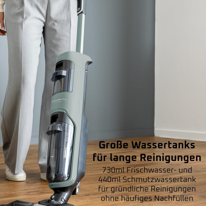 Rowenta X-Clean 2, 2-in-1 Nass-Trockensauger, ECO-/MAX-Modi für makellose Ergebnisse, 1,1 kg leicht,