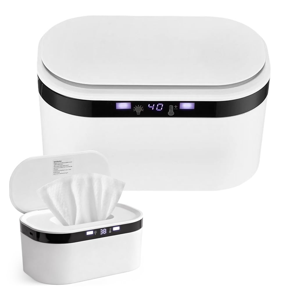 Tutamaz 10W Feuchttuch Wärmer, 3 Heizstufen Schnell, Baby Wischtuchwärmer, USB Wischtuchwärmer,Handt