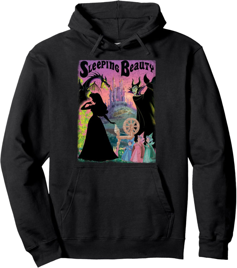 Disney Sleeping Beauty Aurora Maleficent Poster Pullover Hoodie