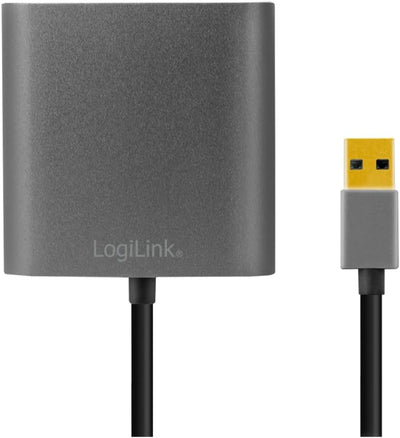 LogiLink Adapter USB 3.0 auf VGA/HDMI, UA0234 zu VGA + HDMI, zu VGA + HDMI