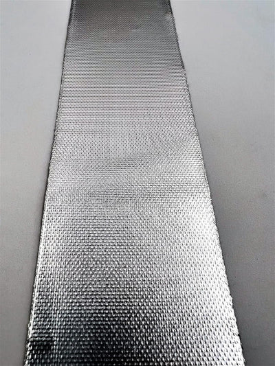 Selbstklebendes Hitzeschutz Tape/Hitzeschutzband - aluminiumbeschichtet - bis 500°C (3,5cm x 5m), 3,