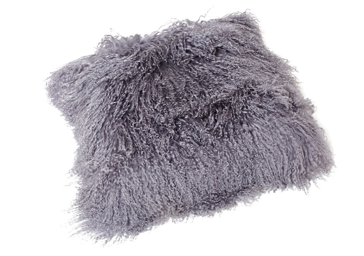 Reissner Lammfelle Tibet Lammfell Kissenbezug langflorig 30x30cm JAY31 Farbe grau Jay31 Grau, Jay31