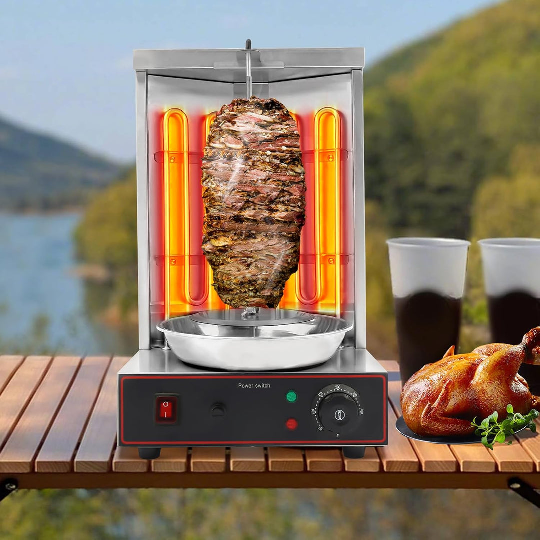 3000W Elektrischer Shawarma-Grill, Kommerzieller Vertikaler Rotationsgrill, Doner-Kebab-Maschine, Ma