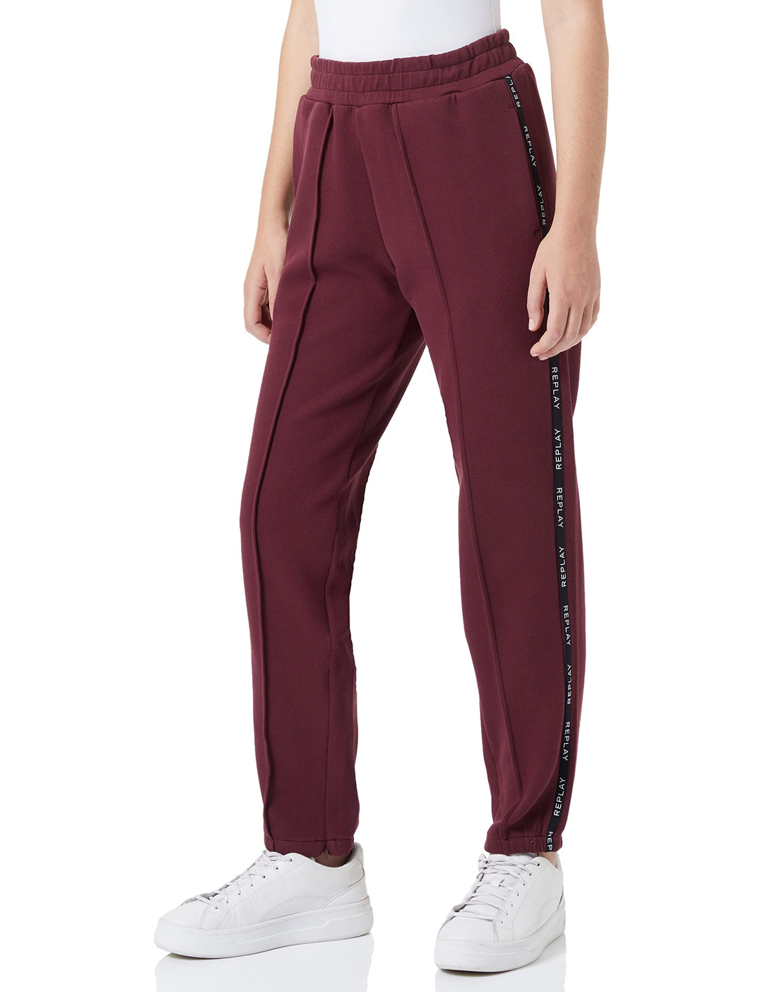 Replay Damen Lässige Hose S 459 Dark Red, S 459 Dark Red