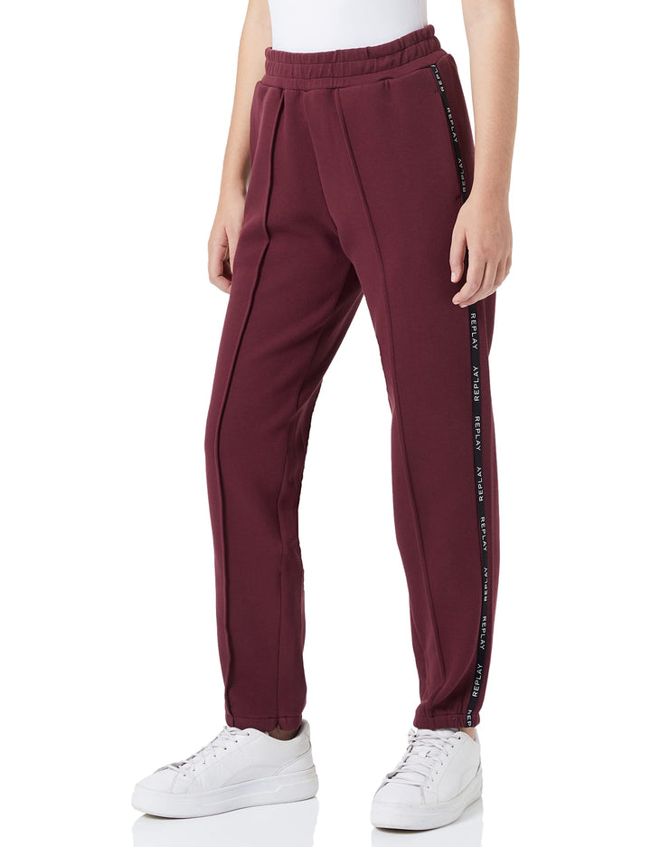Replay Damen Lässige Hose S 459 Dark Red, S 459 Dark Red