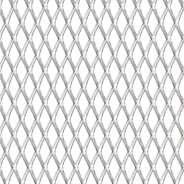 HOMIUSE Gittermatte Streckmetall Edelstahl 100x85 cm 30x17x2,5mm Streckmetall-Gittermatte Lüftungsgi
