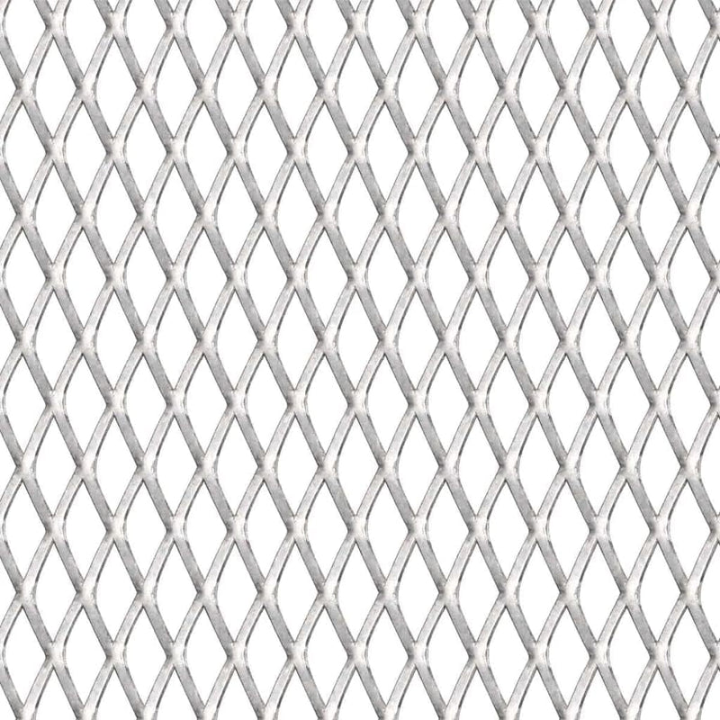 HOMIUSE Gittermatte Streckmetall Edelstahl 100x85 cm 20x10x2 mm Streckmetall-Gittermatte Lüftungsgit