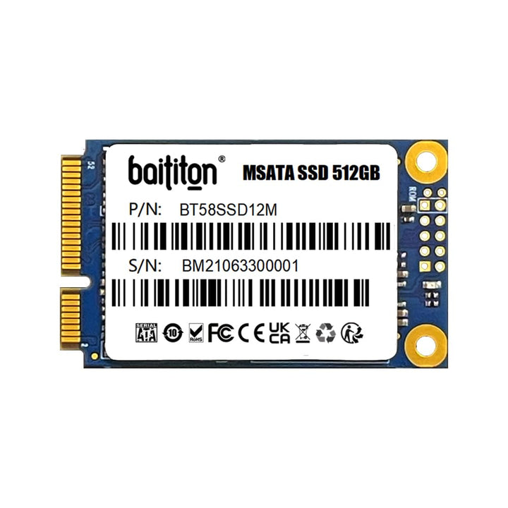 BAITITON MSATA 512GB SSD 512GB MSATA, 512GB MSATA